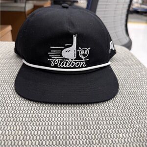 Malbon Black Golf Cap